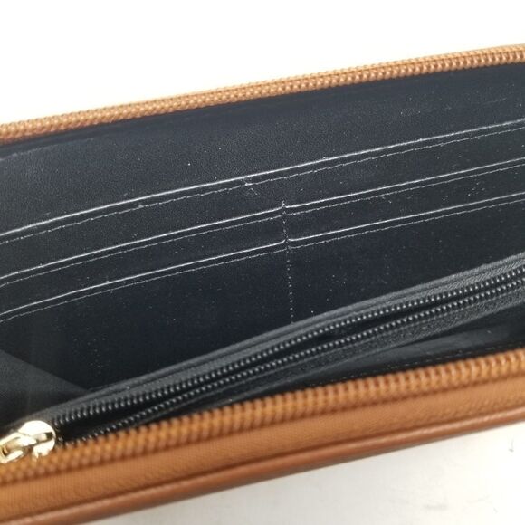 Mia K Collection Brown Faux Leather Wallet - Picture 10 of 14